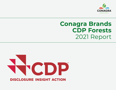 Conagra Brands 2021 Forests CDP Report