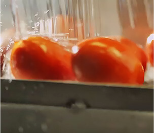 Tomatoes and water