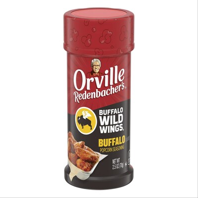 Orville Redenbacher’s®, a brand of Conagra Brands, Inc., is debuting Orville Redenbacher’s Popcorn Seasonings. This collection of six thoughtfully curated shake-on seasonings from the leader in microwave popcorn, kernels, and popcorn oil gives fans a new way to customize their favorite snack. The collection includes Buffalo Wild Wings® Buffalo. Created in partnership with the sauce experts at Buffalo Wild Wings, this classic spicy seasoning brings just the right kick to your popcorn.